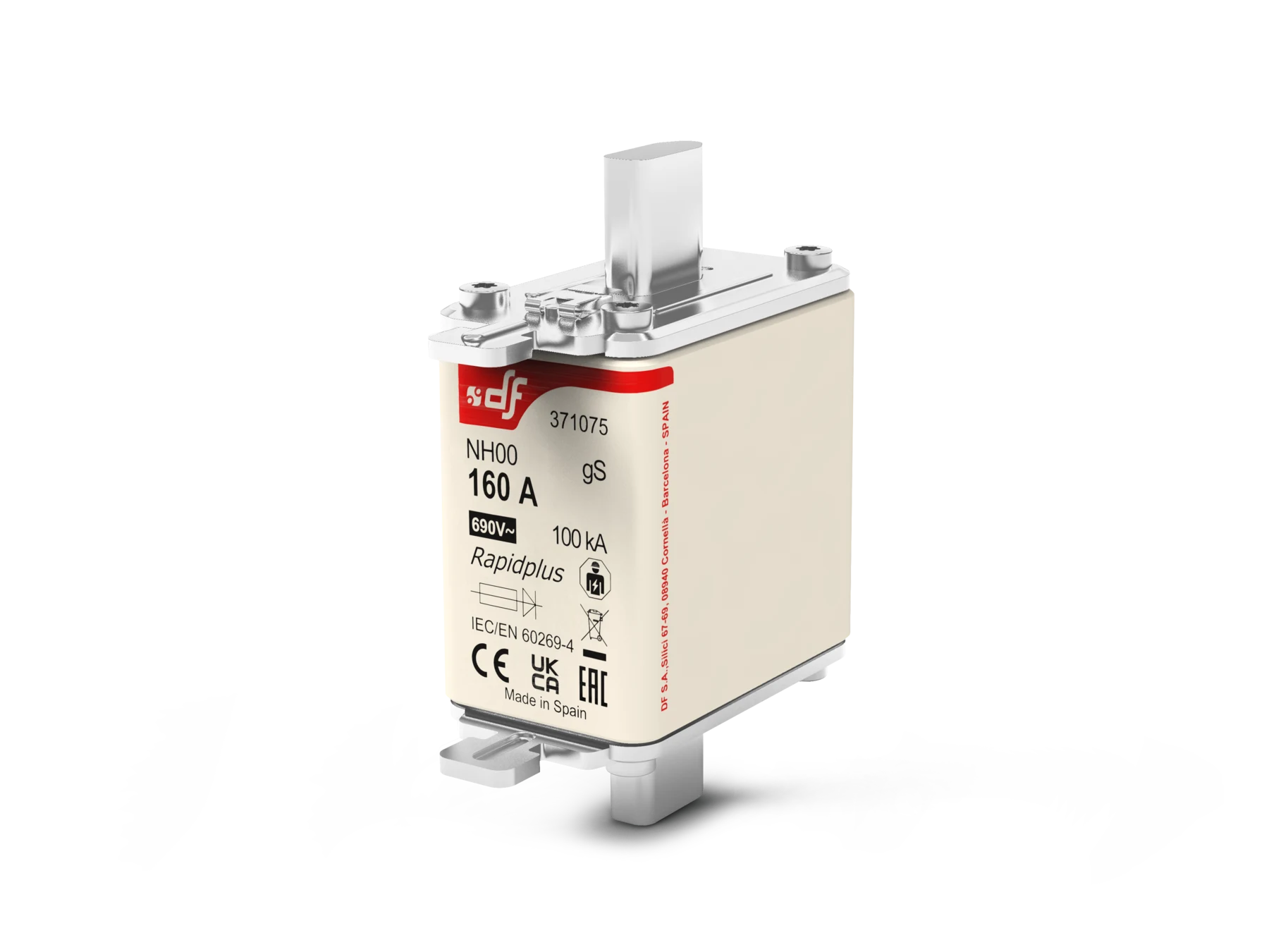 NH00 gS Rapidplus zekering 690 V