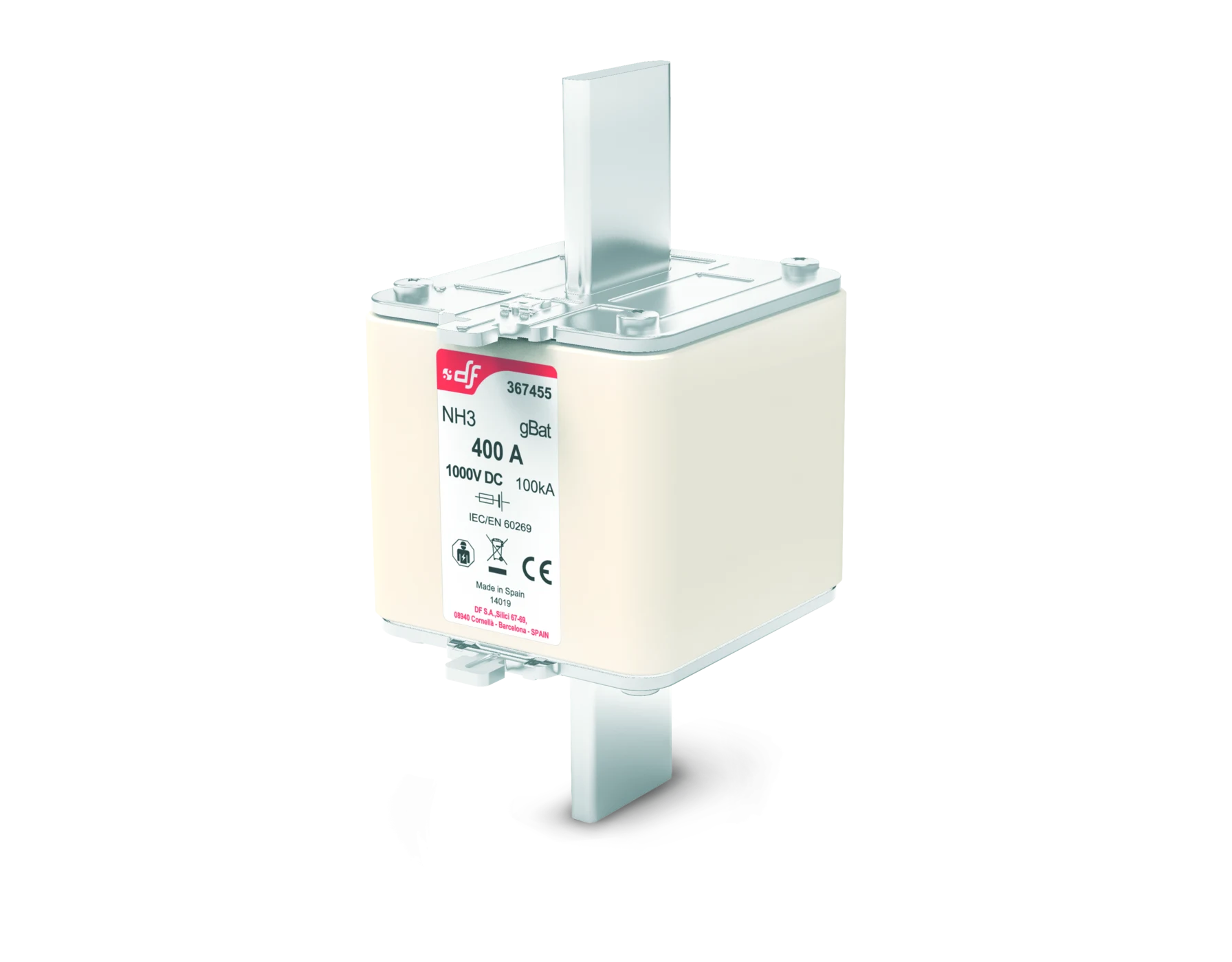 NH3 gBat zekering 1000 V DC